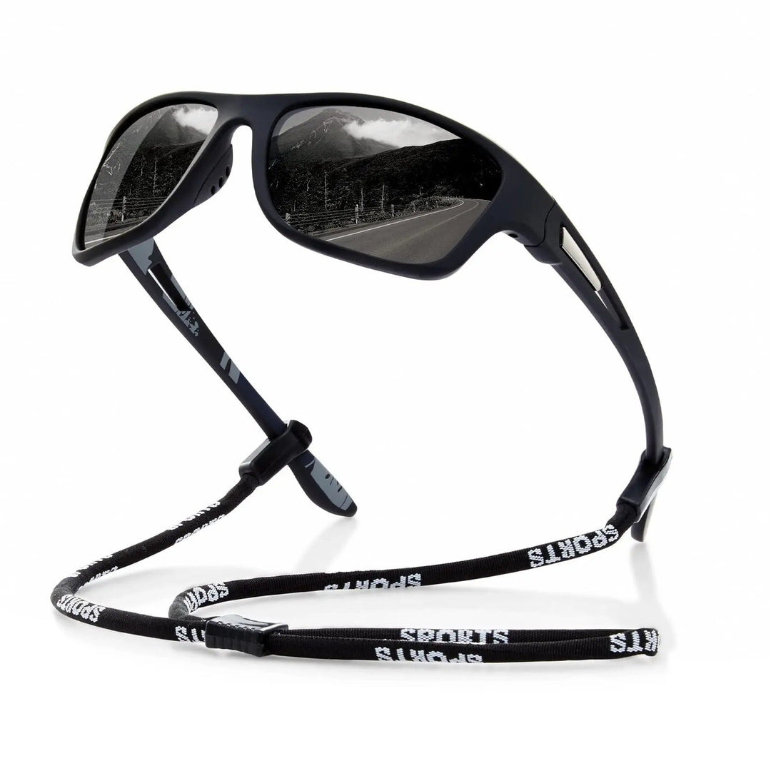 Men's & women's polarized outdoor sunglasses for clear vision and UV protection.