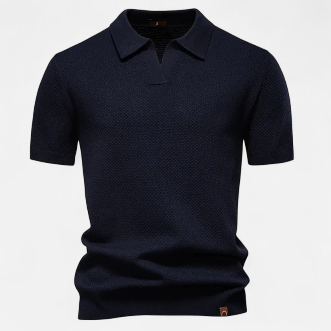 Summer-ready men's polo shirt made from breathable wool for ultimate comfort.