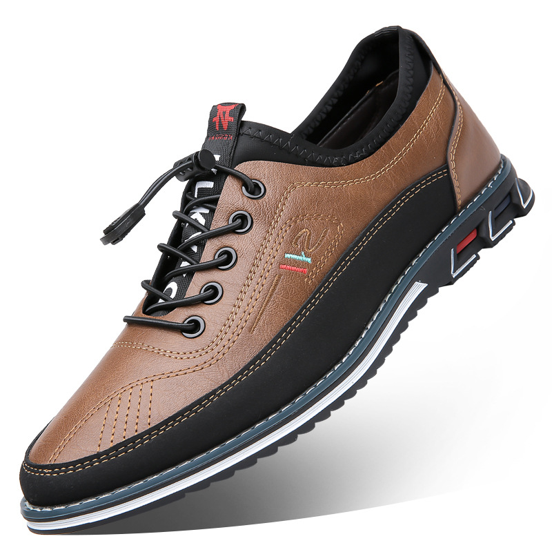 Mens oxford style barefoot shoes, black lace-ups providing natural comfort for casual wear.