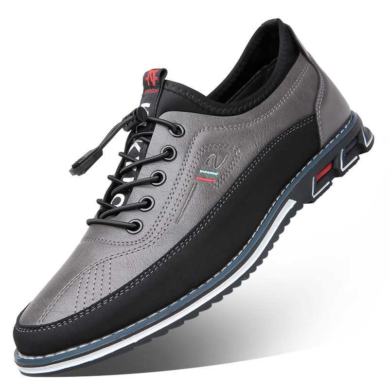Comfortable mens everyday shoes: black barefoot lace-ups for natural movement & smart casual style.