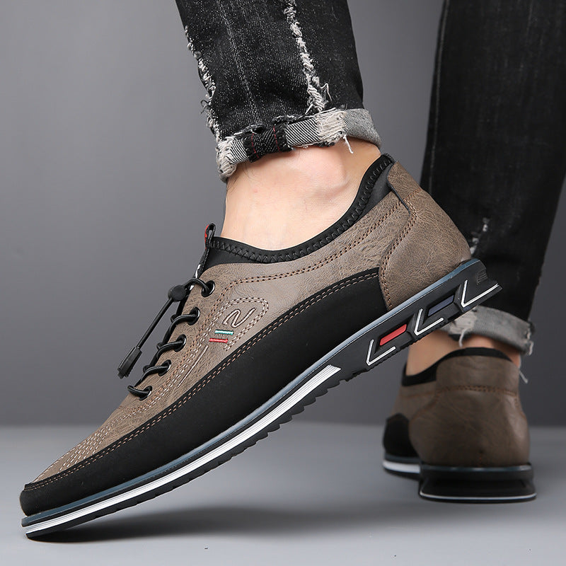 Comfortable mens casual barefoot shoes with lace-up design, perfect for natural movement.
