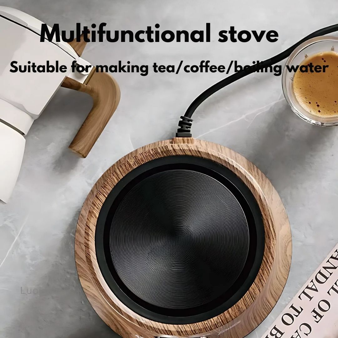 Sleek, compact electric hot plate with intuitive temperature settings for modern small kitchens.