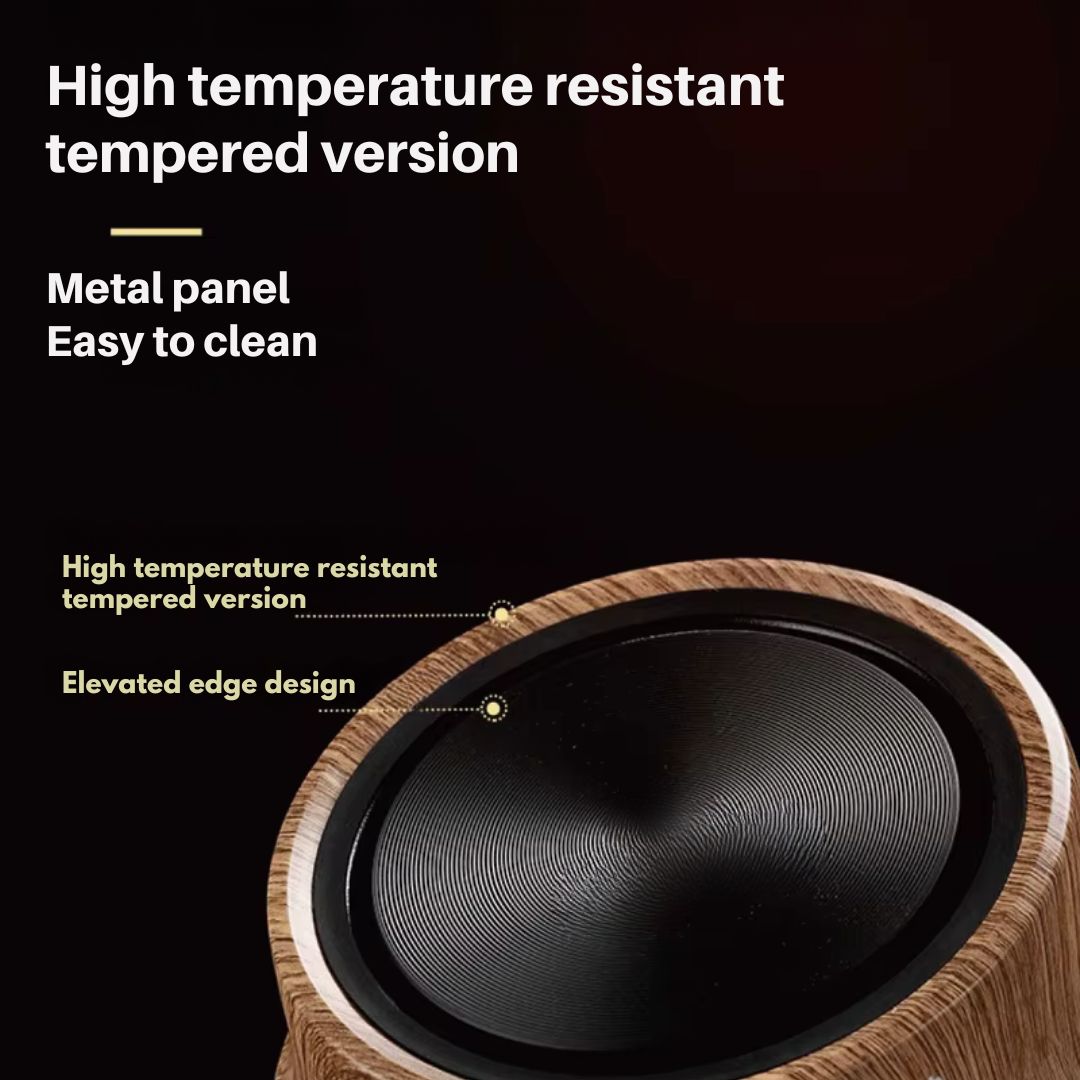 Small kitchen appliance: compact electric hot plate with temperature control for efficient heating.