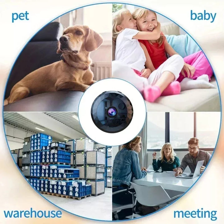 Motion detection WiFi camera, get instant alerts from this mini surveillance device.
