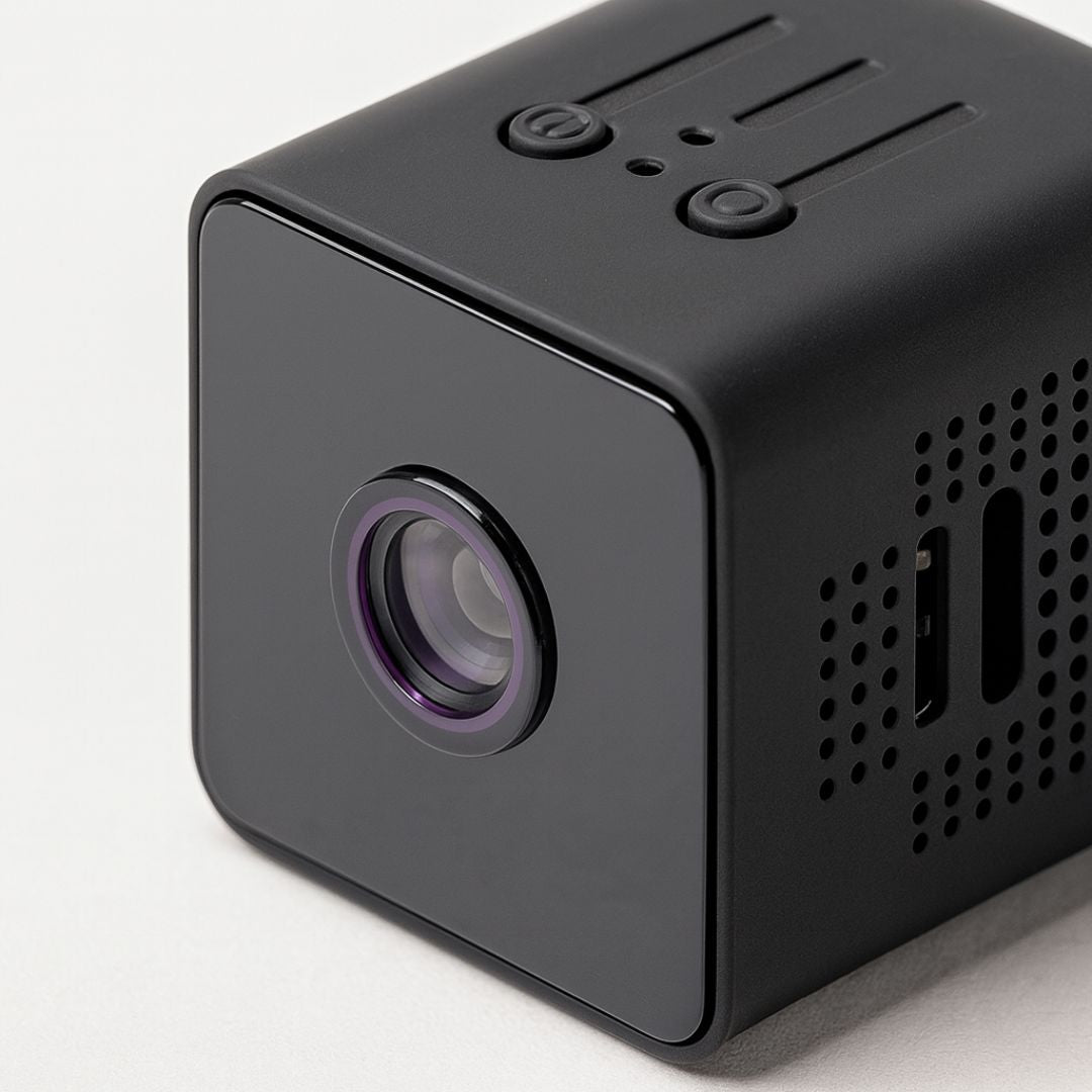 Wireless home security camera featuring night vision and motion detection for comprehensive surveillance.