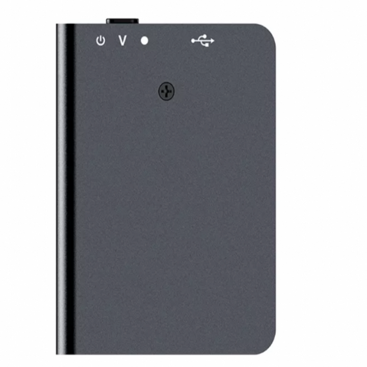 Ultra-portable voice recorder, a multi-use audio gadget for discreet sound recording.