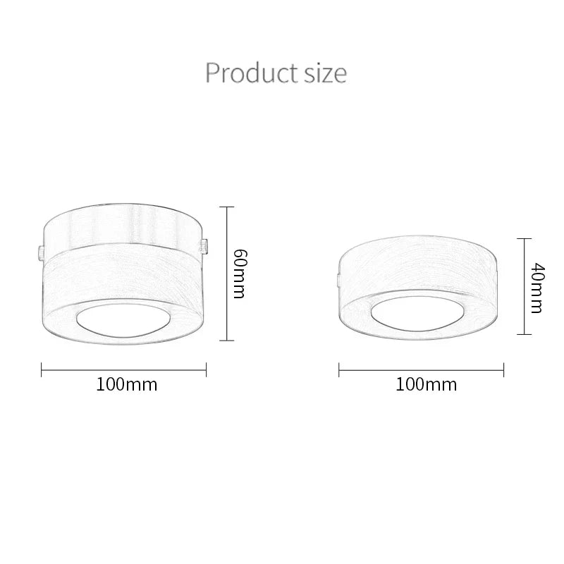 Elegant walnut wood LED ceiling light, minimalist round design by Zenido UK