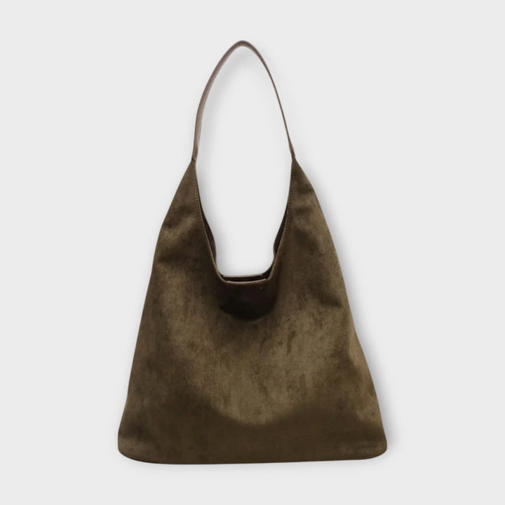 Elegant women's minimalist hobo shoulder bag with a sleek single strap, a versatile fashion accessory.