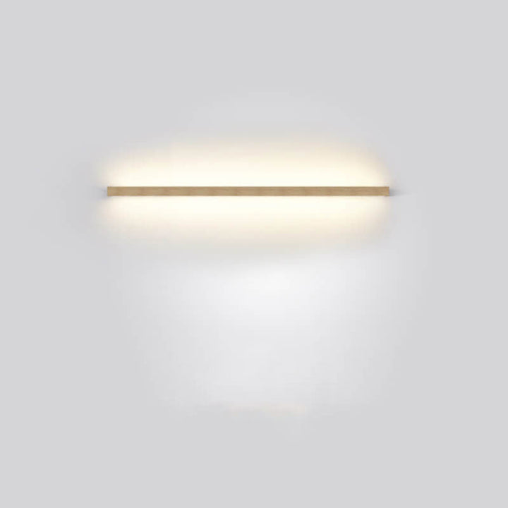 Natural wood wall lamp, a stylish modern decor piece