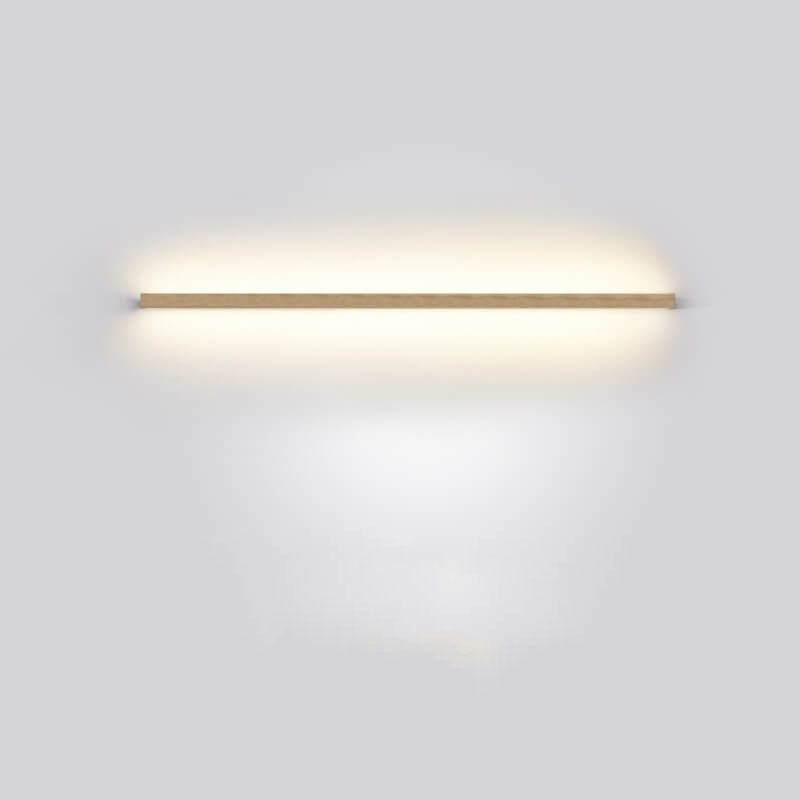 Energy-efficient LED wooden wall lamp for home lighting