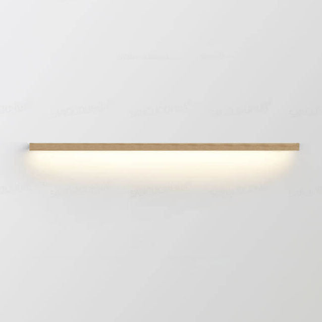 Sleek and modern wooden wall lamp for any interior space