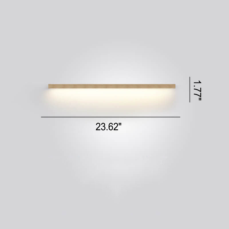 Contemporary wooden wall lamp for bedroom accent lighting
