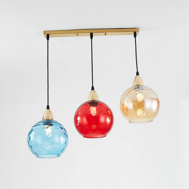 Contemporary 3-light cluster pendant lamp, providing elegant indoor lighting for modern homes.