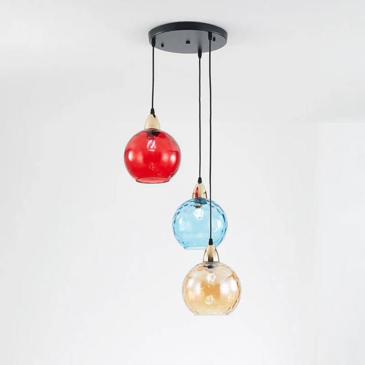 Adjustable modern 3-light cluster pendant lamp, versatile LED lighting for elegant spaces.