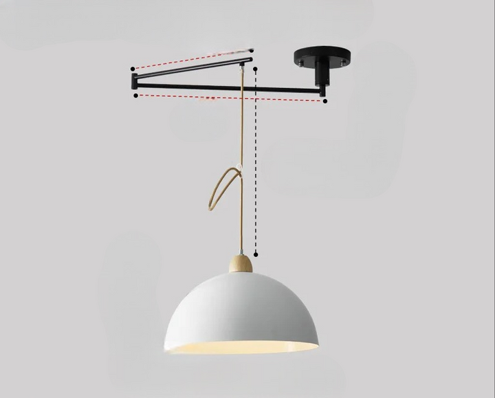Modern Adjustable Ceiling Light for Flexible Illumination