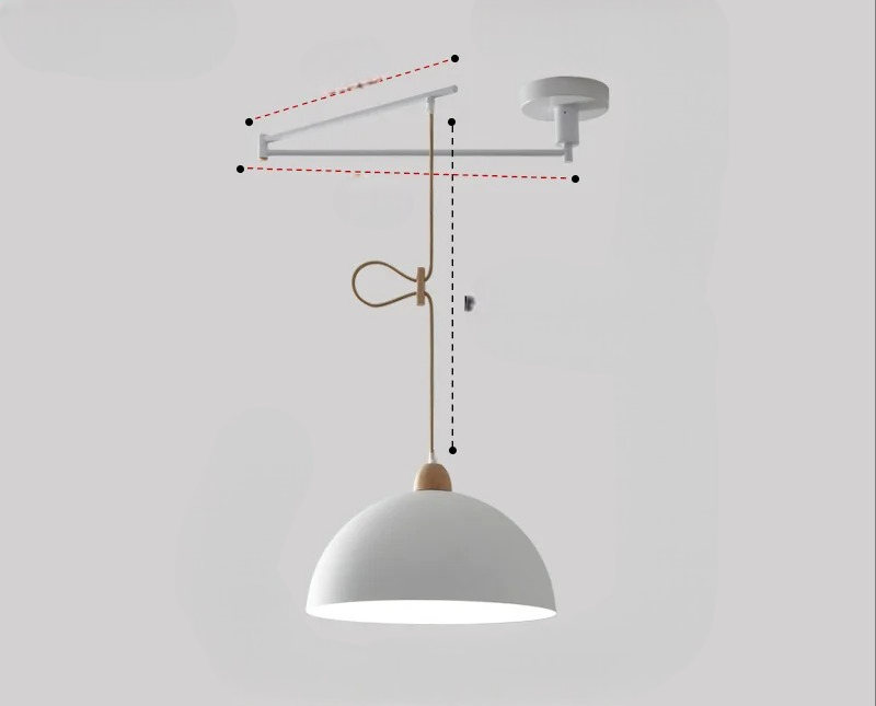 Modern Adjustable Ceiling Light for Flexible Illumination