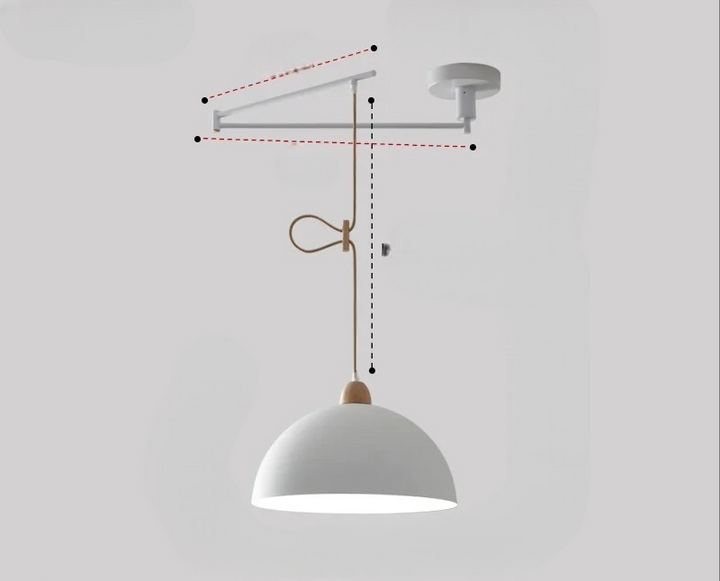 Modern Adjustable Ceiling Light for Flexible Illumination