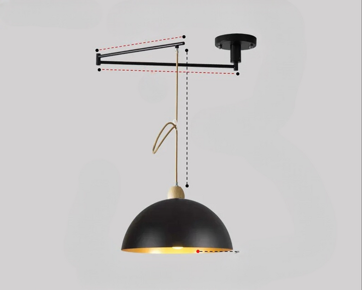 Modern Adjustable Ceiling Light for Flexible Illumination