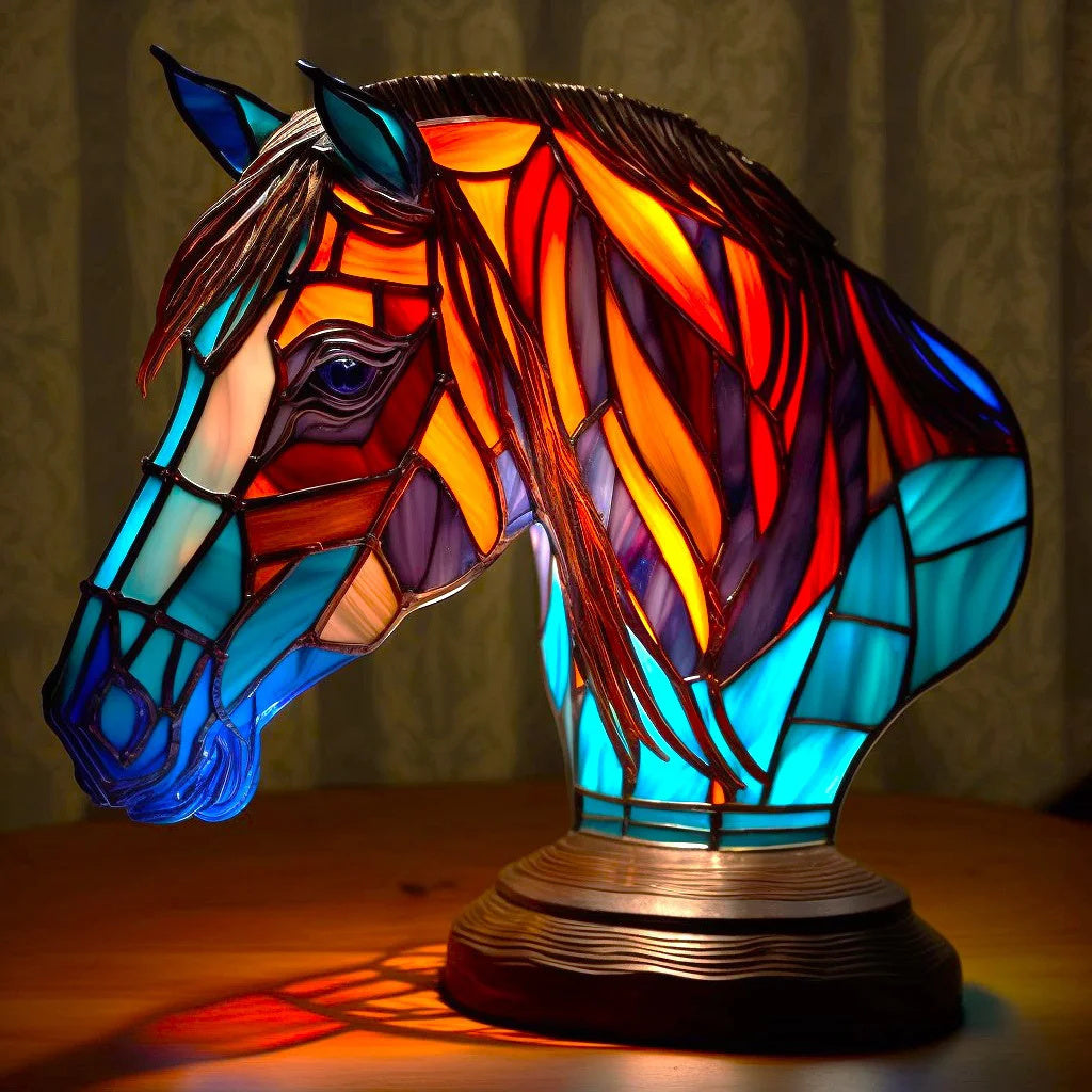 Artistic modern sculptural lamp, unique home decor. Ambient table light, a true statement piece.