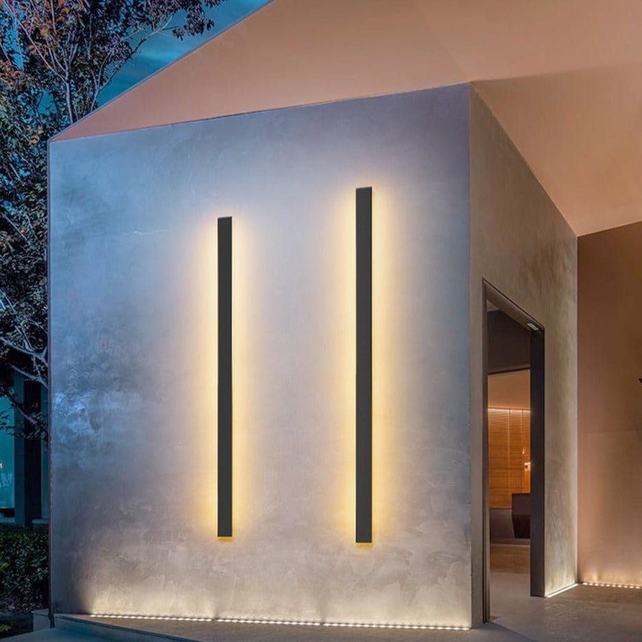 Beautiful backlit LED exterior light, upgrading your outdoor space with modern style.