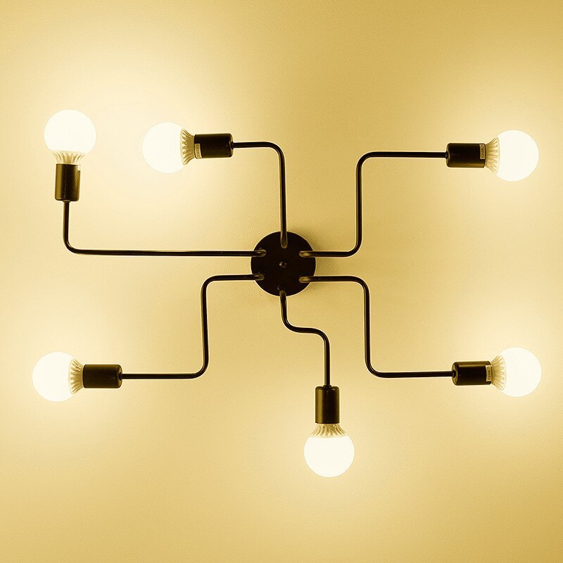 Hardwired black flush mount ceiling light, offering modern industrial style and LED illumination.