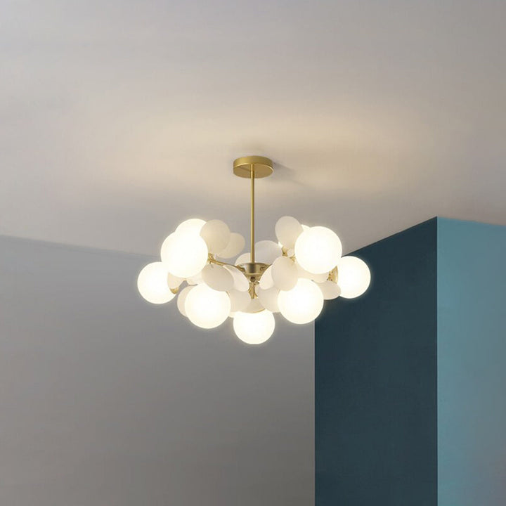 Stunning nature-inspired branch chandelier, flush mount light for elegant home decor.