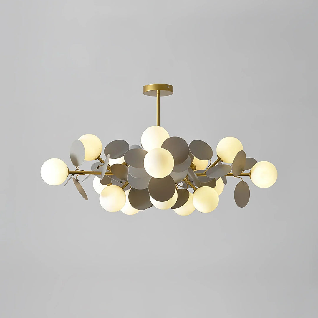 Chic nature-inspired branch chandelier, flush mount lighting for modern living.