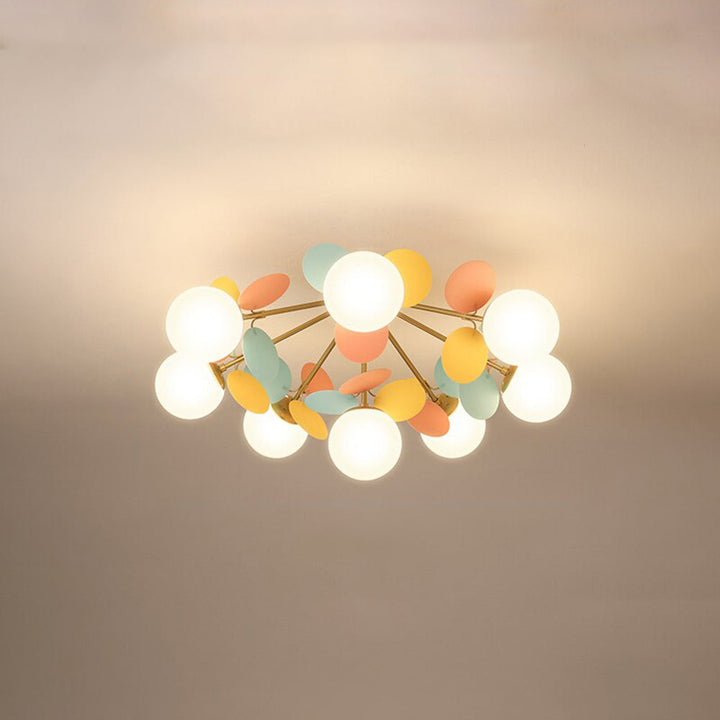 Unique nature-inspired branch ceiling light, elegant chandelier for home decor.