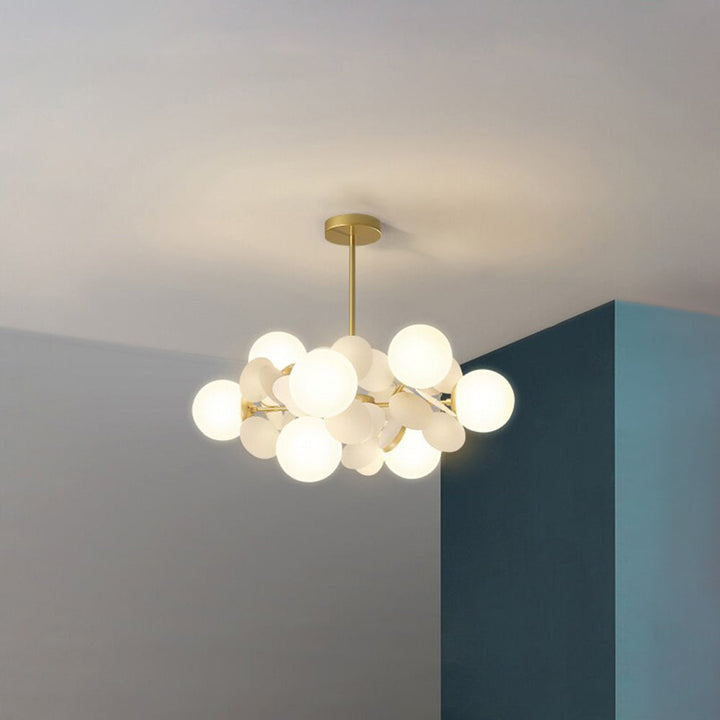 Contemporary branch design ceiling light, ambient LED for modern living room.