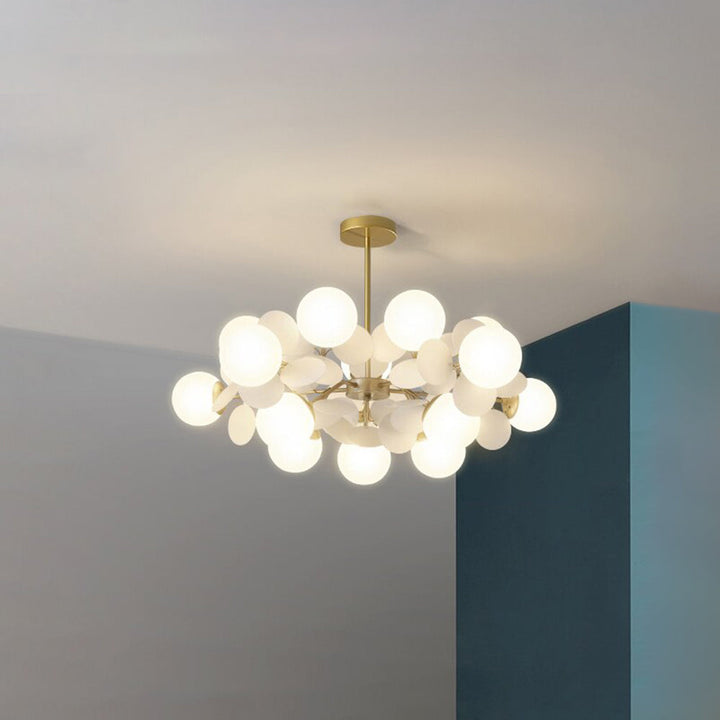 Sophisticated branch ceiling light, elegant LED flush mount for bedroom design.