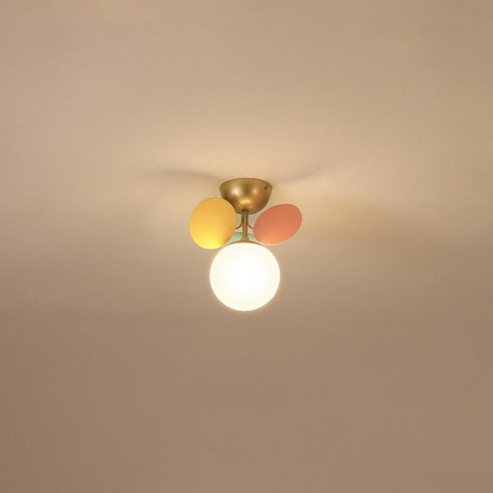 Sleek modern branch chandelier with LED, contemporary flush mount light for decor.