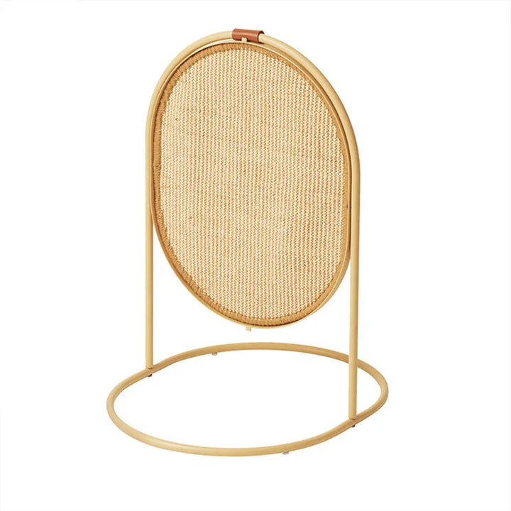 Multi-level cat scratching post & play toy. Provides essential claw care, exercise & feline fun for pets.