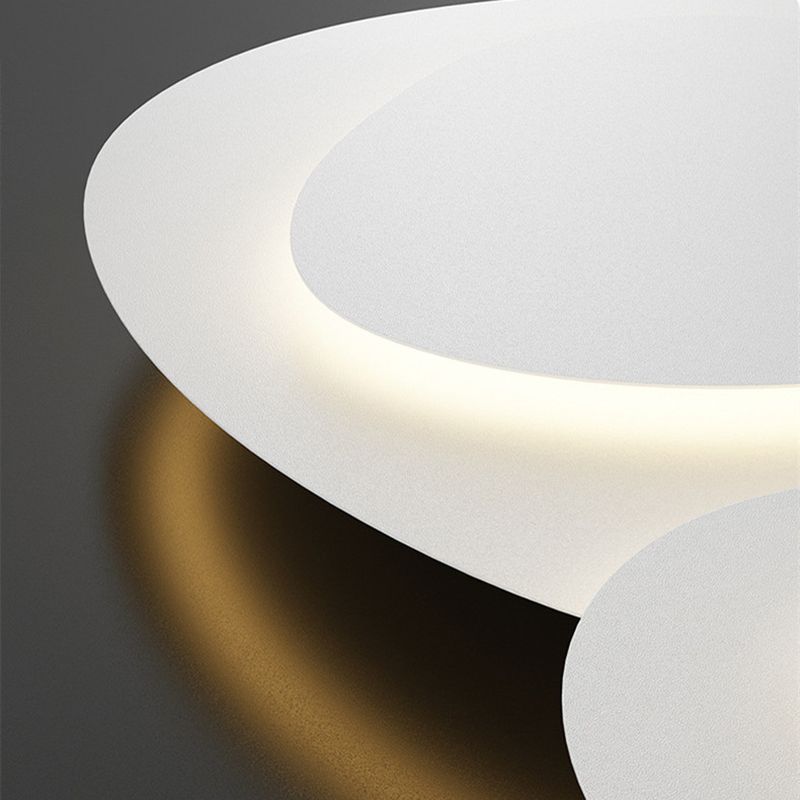 Cloud design LED flush mount ceiling light, ideal for modern bedrooms, soft illumination.