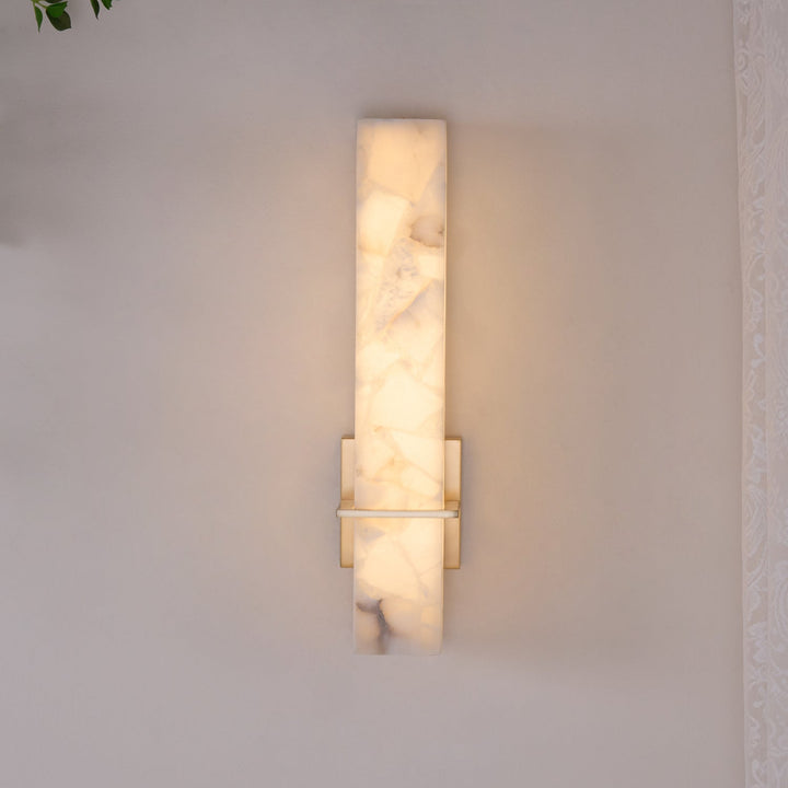 Stylish contemporary cuboid wall lamp, enhancing indoor spaces with LED light.