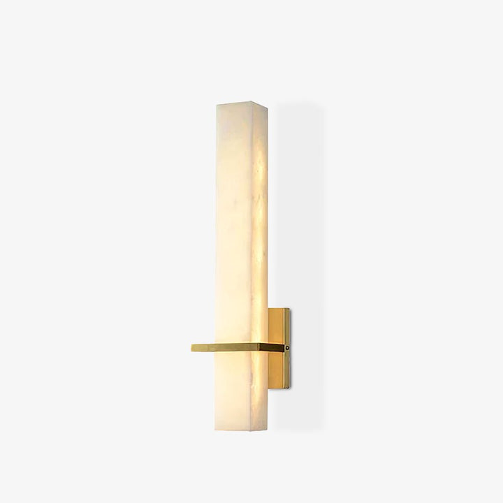 Modern hardwired cuboid wall light, a minimalist LED fixture for indoor use.