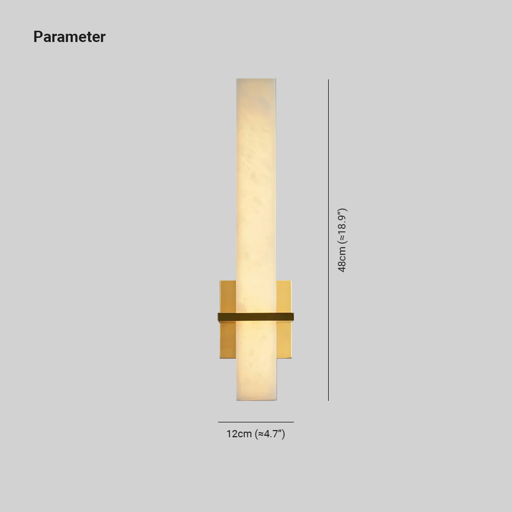 Indoor LED cuboid wall lamp, creating a contemporary and decorative ambiance.