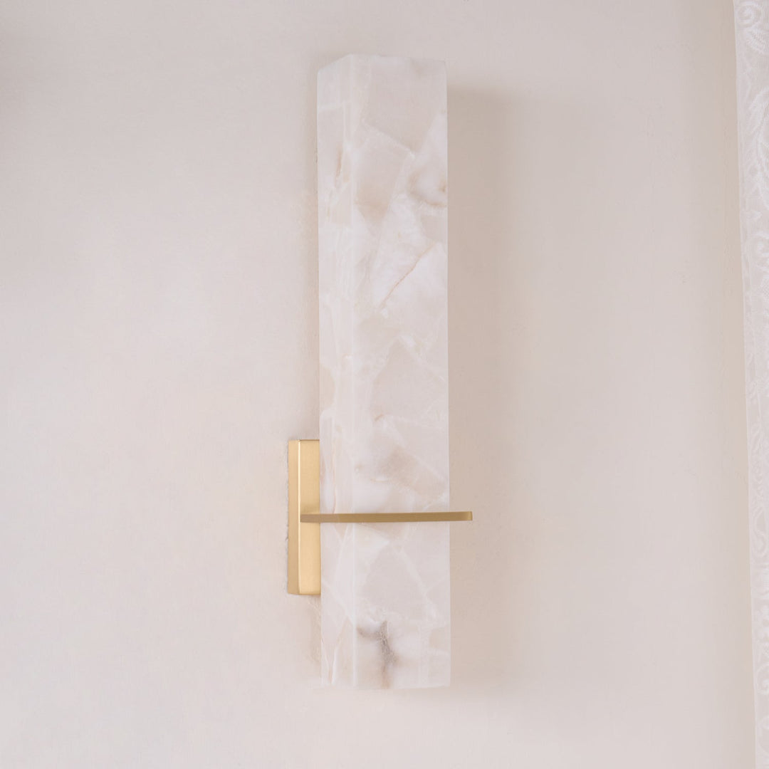 Decorative cuboid wall fixture; modern LED lighting for living rooms and bedrooms.