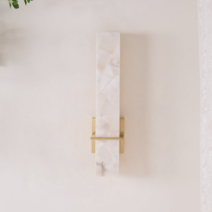 Hardwired modern cuboid wall light, an elegant LED solution for indoor spaces.