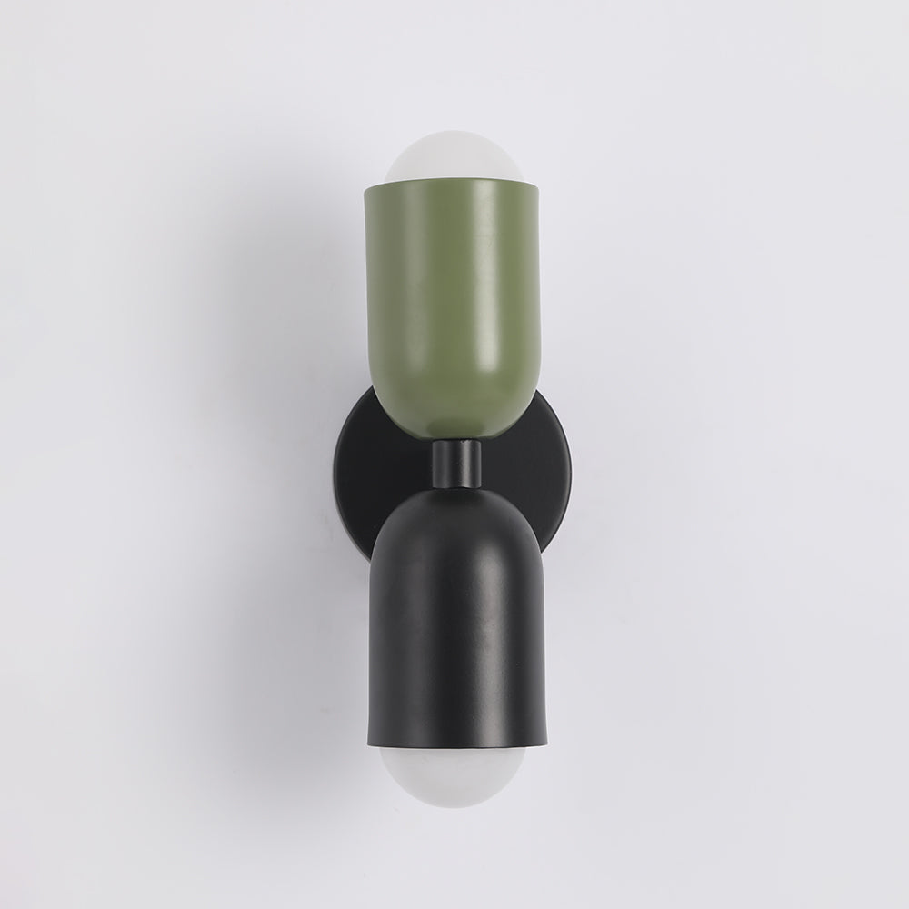 Metal Cylinder LED Wall Lamp, an elegant indoor light for modern homes.