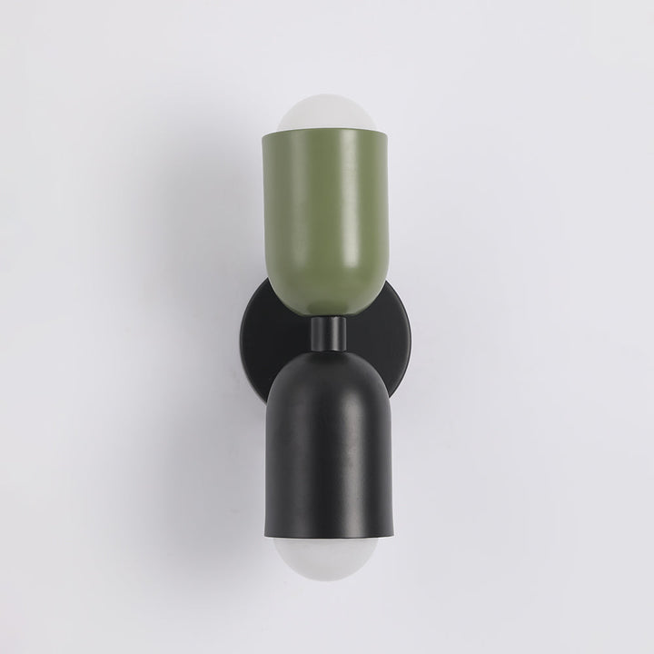 Metal Cylinder LED Wall Lamp, an elegant indoor light for modern homes.