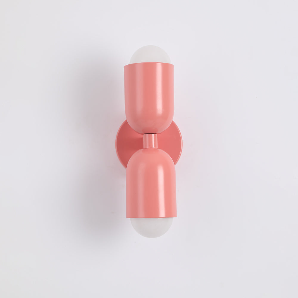 Scandinavian style metal LED wall light, perfect for contemporary indoor decor.
