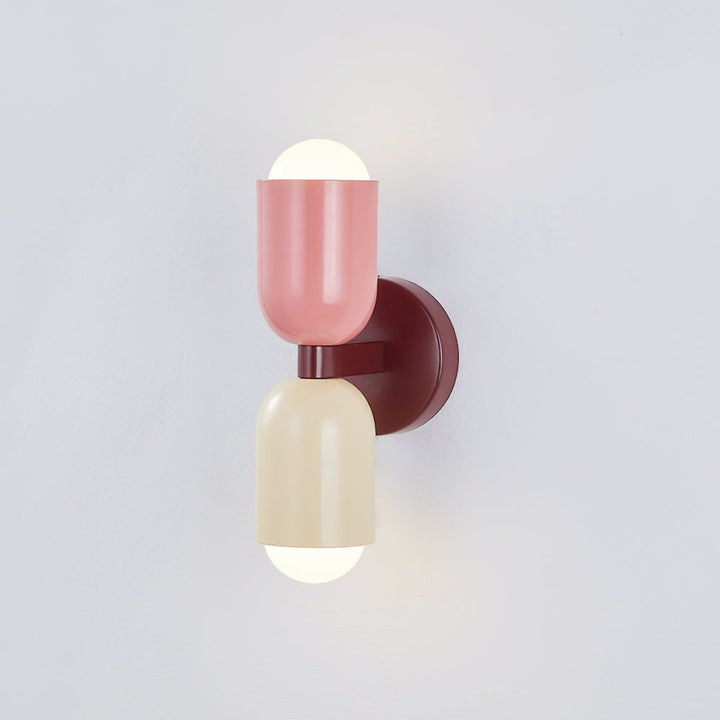 Indoor Cylinder LED Wall Lamp, adds a minimalist touch to modern decor.