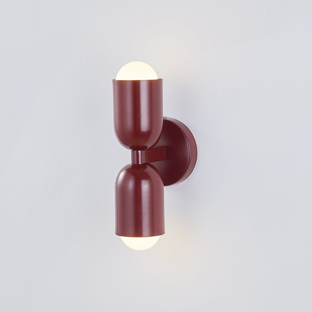Living room modern Cylinder LED wall lamp, provides elegant accent lighting.