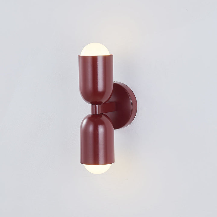 Living room modern Cylinder LED wall lamp, provides elegant accent lighting.