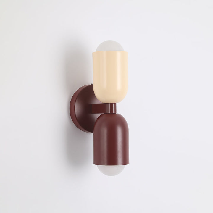 Accent Cylinder LED wall lamp, sleek and contemporary for modern decor.