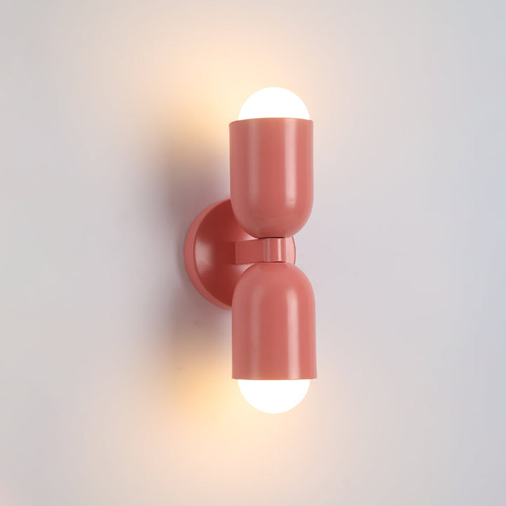 Sleek Cylinder LED Wall Lamp, an energy-efficient indoor light for modern homes.