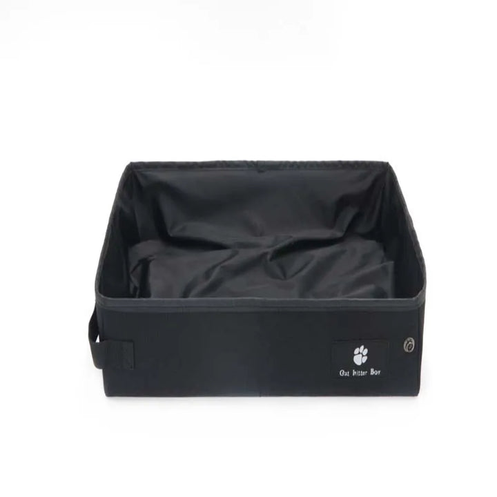 Spacious, modern cat litter box with pull-out tray for easy cleaning. Feline care & pet comfort.