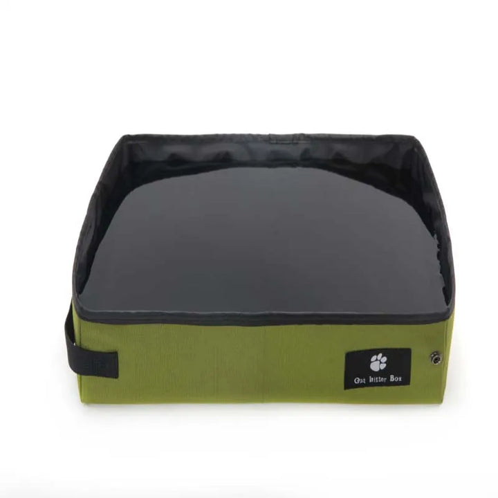 Premium modern cat litter box. Features an easy-clean tray for pet hygiene, comfort & stylish home decor.