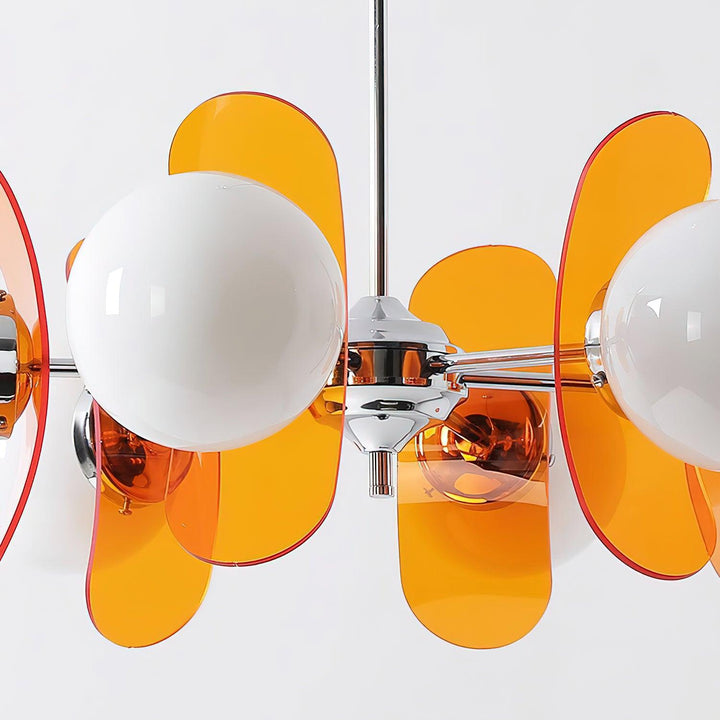 Rich brown Hawii modern lighting, a designer sculptural pendant.