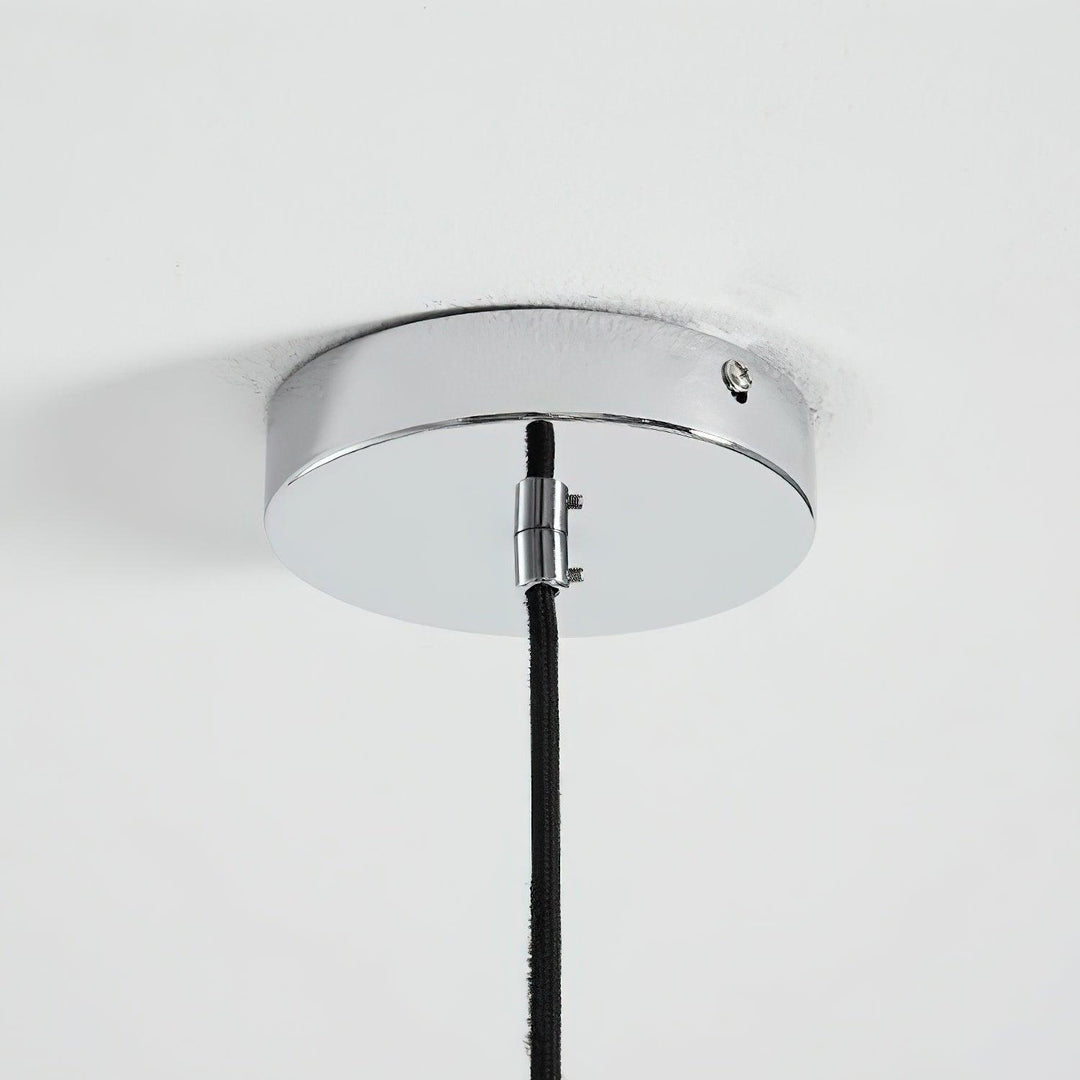 Earth-toned brown Hawii chandelier, a sculptural modern designer light.